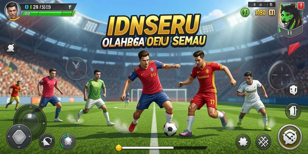 Tampilan gameplay seru dalam IDNSERU yang memukau.