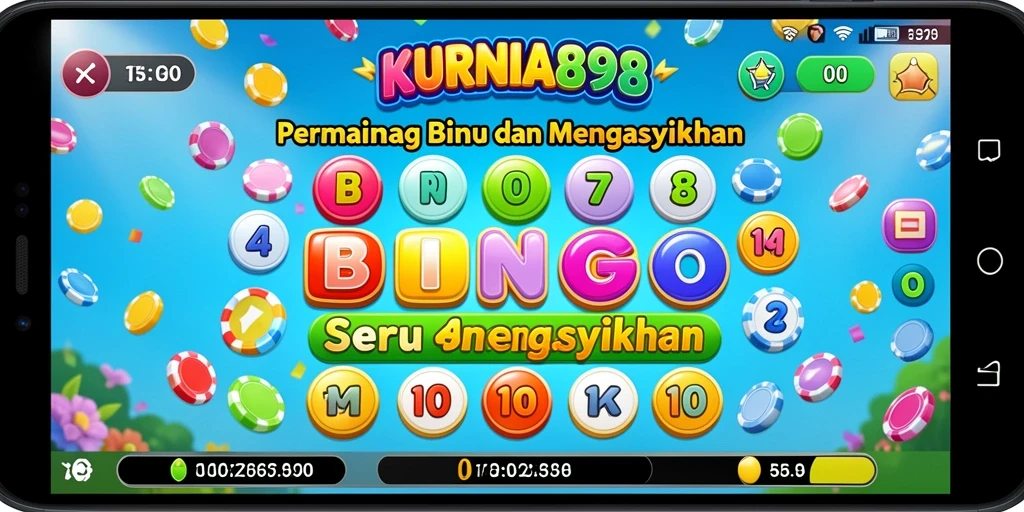 Tampilan gameplay seru saat bermain Bingo di KURNIA898.