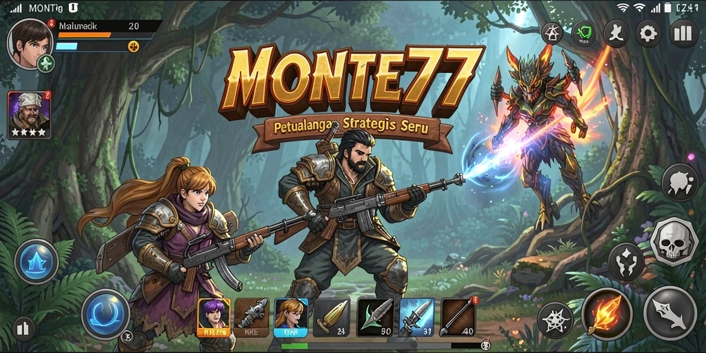 Tampilan gameplay <strong>MONTE77</strong> yang menarik dengan berbagai strategi yang dapat diterapkan.