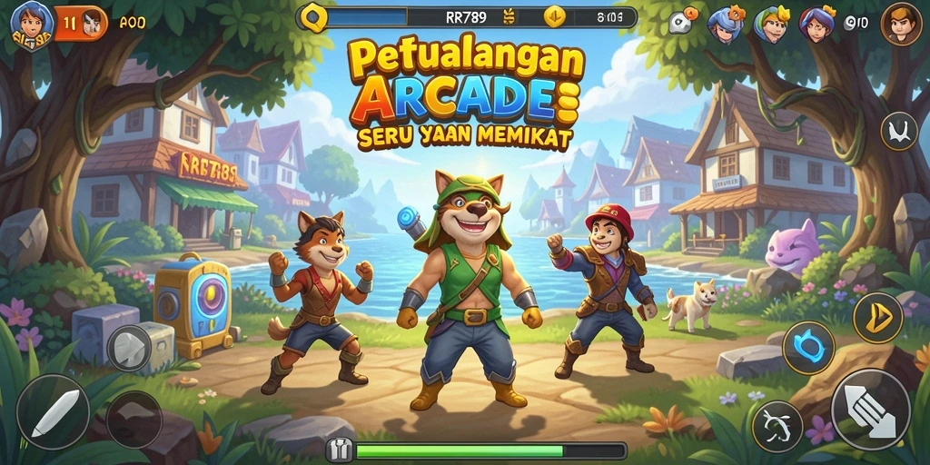 Tampilan screenshot gameplay yang menakjubkan dari RR789.