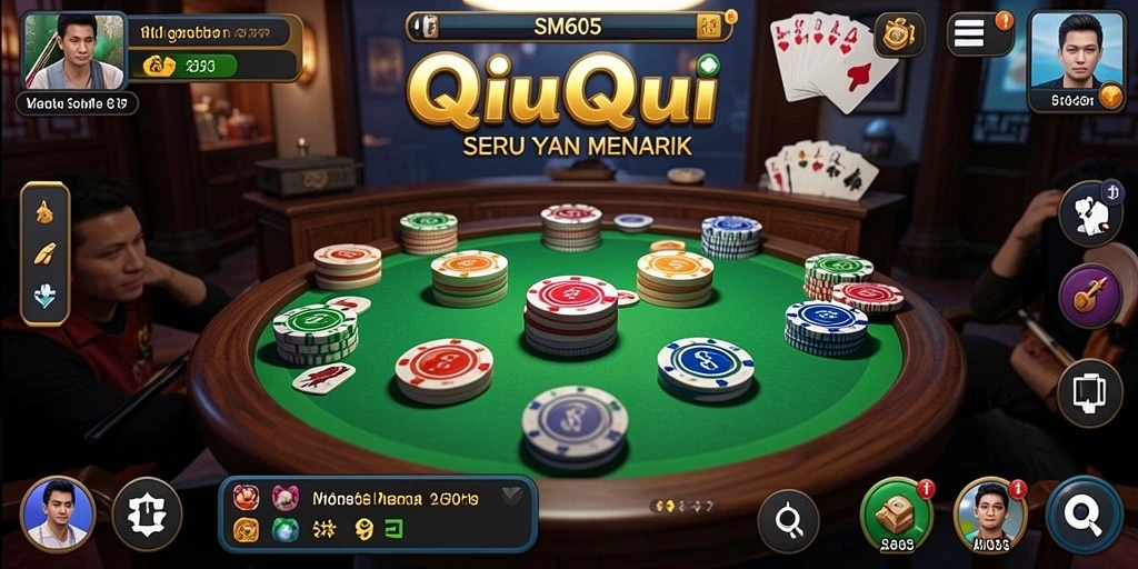 Screenshot dari gameplay QiuQiu SM605 yang seru.