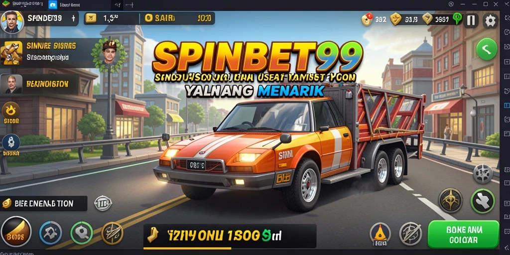 Screenshot utama SPINBET99 menunjukkan aksi mengelola bisnis dengan strategis.